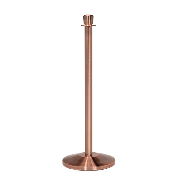 Queue Solutions RopeMaster 351, Crown Top, Sloped Base, Antique Copper Finish PRC351-AC - main